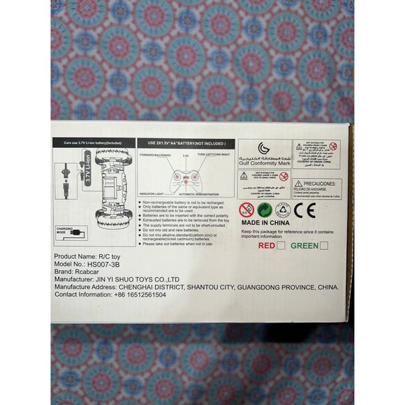 Dancers Stunt Car 2.4GHz Double Roll Action Remote Control Car For Ages 3+ - Picture 3 of 4